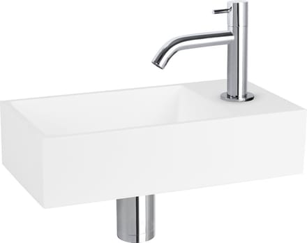 Differnz Fonteinset Mix&match Solid S Gebogen Chroom