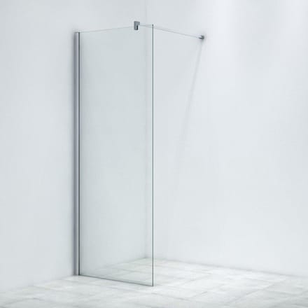 FugaFlow Eccelente Vetro Inloopdouche - 80x200cm - helder glas - chroom