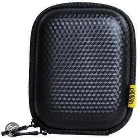 Bilora Shell tas II, zwart structuur (7 x 3 x 10 cm)