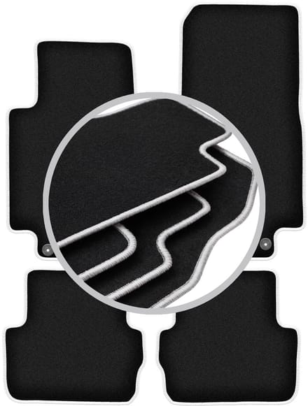 CARLUX-SILVER automatten voor: Jaguar S-Type X204 sedan (2002-2008)