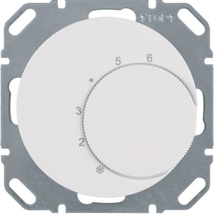 Hager Berker thermostaat met omschakelcontact wit R1 R3 - 20262089 - E3K57