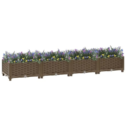 vidaXL - Plantenbak - verhoogd - 160x40x23 - cm - polypropyleen