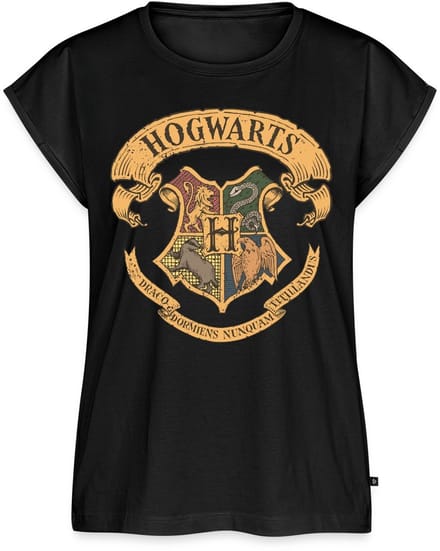 Harry Potter Zweinstein Wapenschild Hogwarts Vrouwen Premium Bio Top