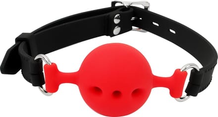 Banoch - ballgag siliconen small - rood Ø 3,5 cm