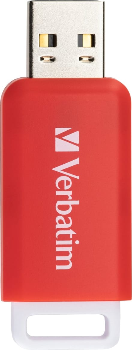 Verbatim V DataBar USB 2.0 Drive USB-stick 16 GB Rood 49453 USB-A 2.0