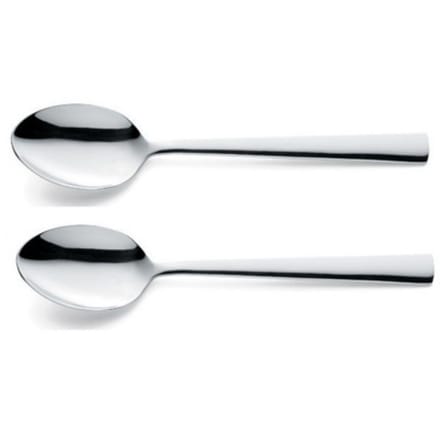 Amefa Moderno - 2-delige tafellepelset - hoogglans - zilverkleurig