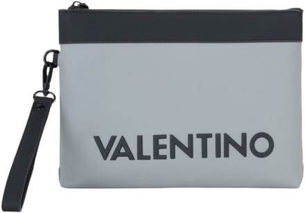 VALENTINO accessoiretas Axel Soft Cosmetic Case Ghiaccio grijs