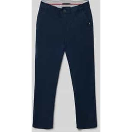 Slim fit chino van katoenmix
