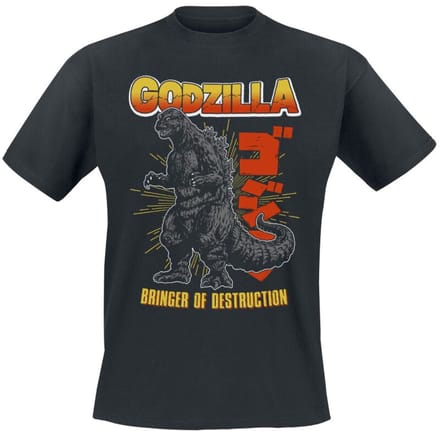 Godzilla Bringer Of Destruction Heren T-shirt - zwart - S