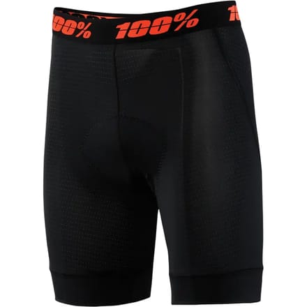 100% MTB Short Crux Liner - Zwart - M