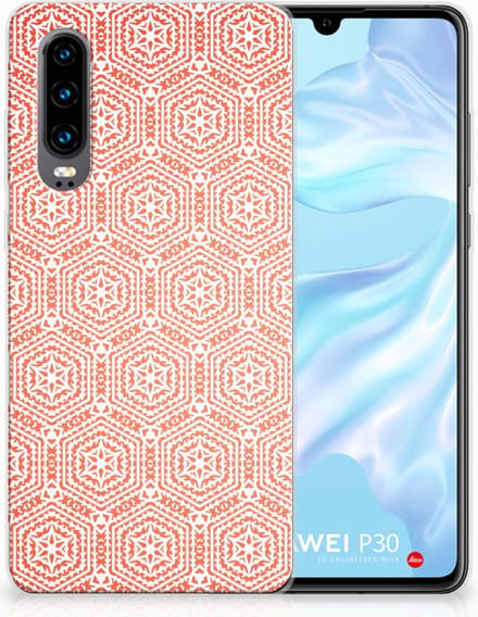 Huawei P30 TPU bumper Pattern Orange