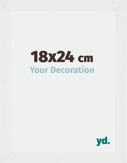 Your Decoration - Fotolijst 18x24 cm - MDF - Wit Hoogglans - Mura