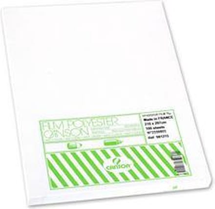 CANSON tekening polyester, A4, inhoud: 100 vellen