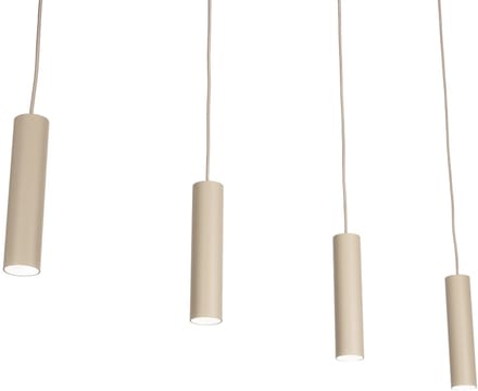 Lumidora Hanglamp 75294 - AREZZA - 4 Lichts - GU10 - Beige - Zand - Metaal