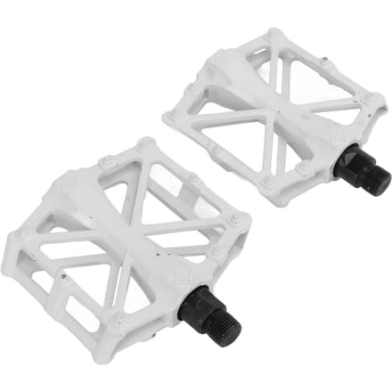 Fietspedalen Antislip Lichtgewicht Mountainbike Aluminiumlegering PlatformpedalenWit wit