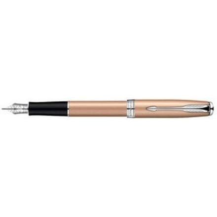 Parker sonnet pink gold ct vulpen met medium schrijfpunt