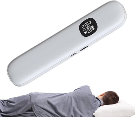 Kussenluidspreker Botgeleiding - Draadloze Slaap Audio - Rustig Slapen - 11 Natuurgeluiden - 15.7 cm - Wit