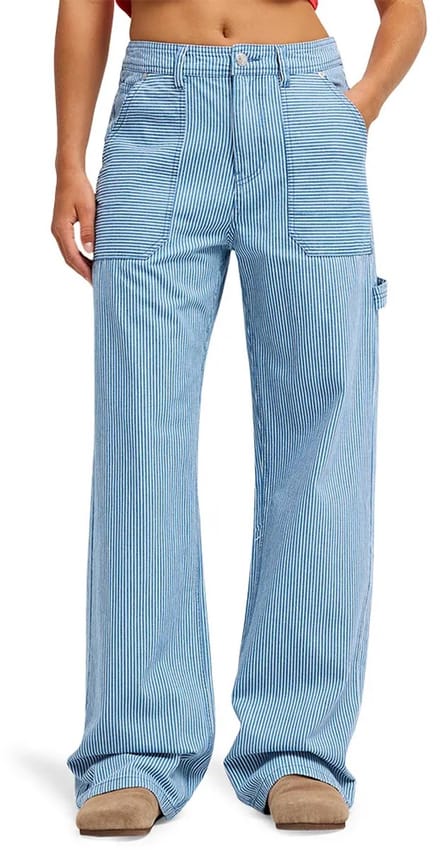 Roxy Howlin Rails Hoogzittende Jeans Blauw 30 Vrouw