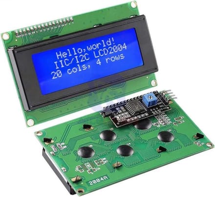 OTRONICÂ® 2004 LCD blauw backlight 20x4 met I2C voorgesoldeerd | Arduino