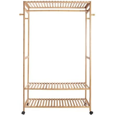 Leitmotiv Kledingrek Bamboo - Bamboe - 165x112,5x35cm - Scandinavisch