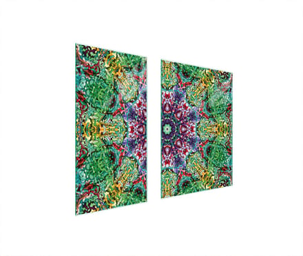 TMK ArtDeko Serie - Snijplank - 75x52 cm - Glas - Antibacterieel - Multifunctioneel