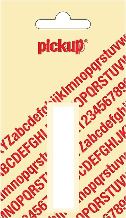 Pickup plakletter Helvetica 60 mm - wit I