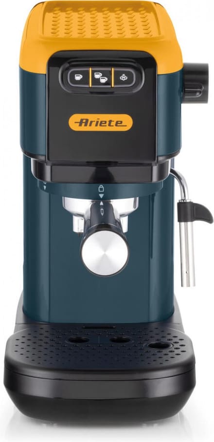 Ariete 1399/16 - Smart Slim Coffee - slank design - voor gemalen koffie & koffiepads - mango yellow