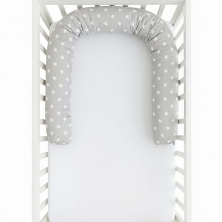 BabyUniverse Ochraniacz - Bed Wałek - 200cm - Grijze Sterren
