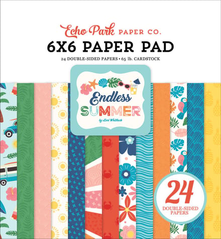 Echo Park - Endless Summer - 6x6 Inch - Paper Pad (ES274023)