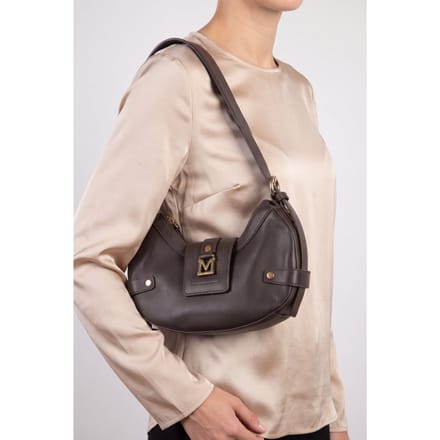 GUESS  90s Mini Hobo Chocolate Brownie Maat: OS | Handtassen Outlet | Dames | Bruin