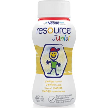 Resource Junior Vanille Cup 4x200 Drinkbare oplossing
