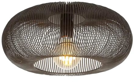 Plafondlamp Copper Twist Ø 43 cm zwart