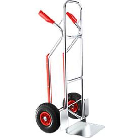 Aluminium steekwagen met luchtbanden