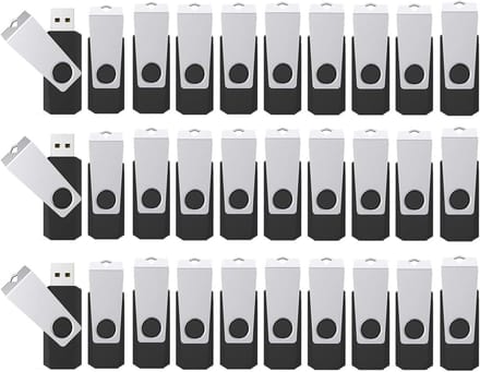 USB Flash Drives - Geheugensticks - Bestanden Opslaan - Plug and Play - 100 stuks - Diverse Kleuren