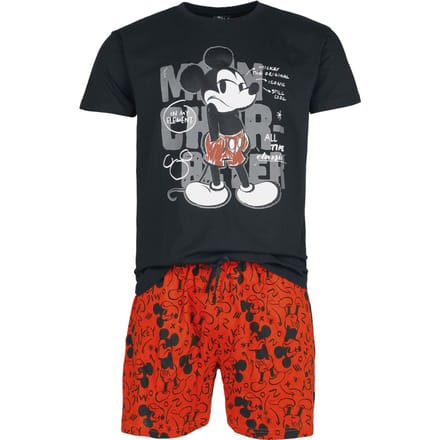 Mickey & Minnie Mouse - Disney Pyjama - Mickey Mouse - S tot 5XL - voor Mannen - meerkleurig