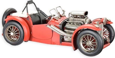 MadDeco - blikken - auto - hot rod cabrio - 33x13x13