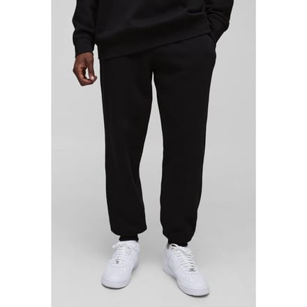 Tall Essential BM Signature Regular Fit Jogger | Black | Size Medium