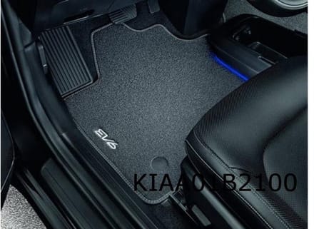 Kia EV6 Mattenset (4x) velours tekst "EV6" Origineel! CV143ADE00