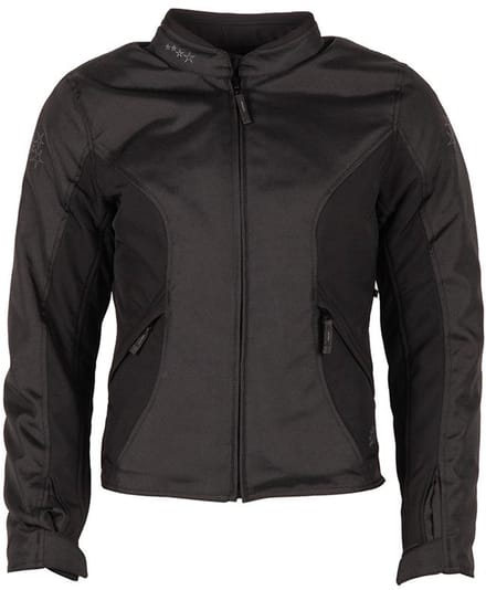 MOTOBLOUZ Motorjas STARDUST vrouw|4-seizoenen|Zwart 36 CE-gekeurd