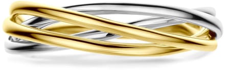 Bicolor Gouden Ring 4209094 – 14 Karaat Geel- en Witgoud 5 mm