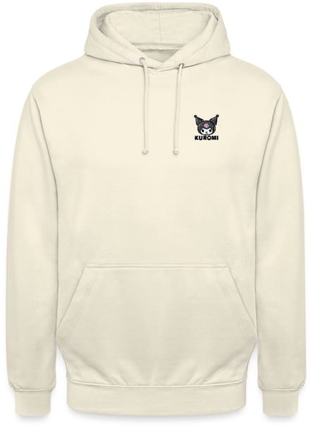 Kuromi Geborduurd Portret Hoodie Unisex