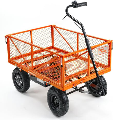 Zware Tuin Handwagen met Verwijderbare Zijwanden - 300 lbs Capaciteit