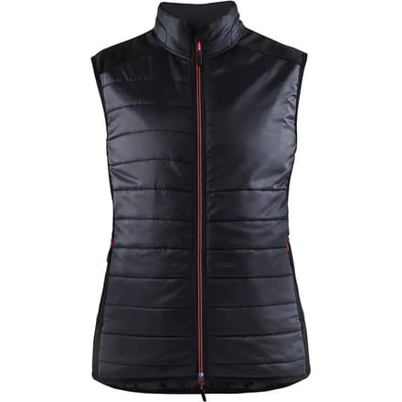 Blaklader Dames bodywarmer gevoerd 3864-2030 - Zwart/Rood - S