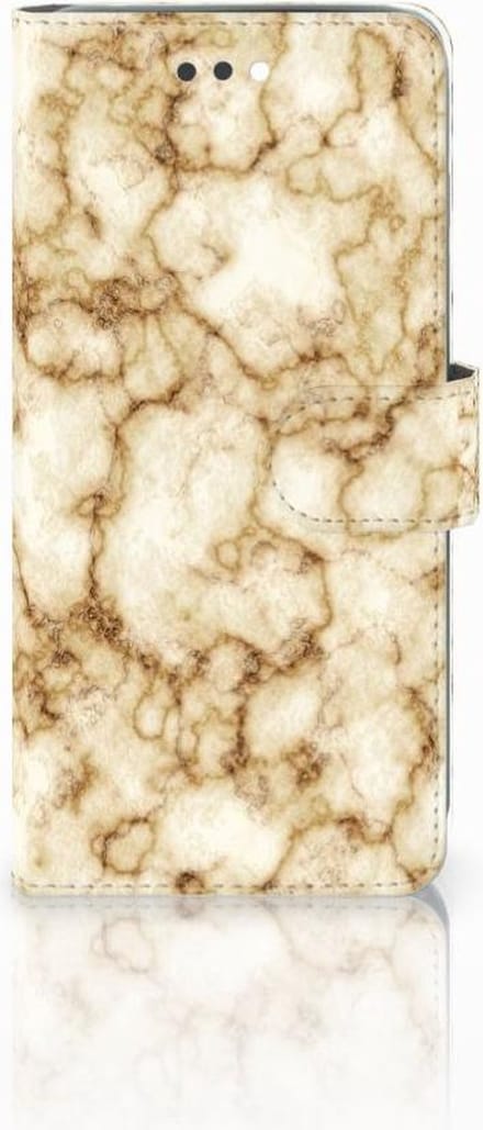 Apple iPhone 7 Plus | 8 Plus Bookcase Marmer Goud
