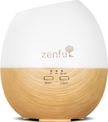 Zenful Oasis - Aroma diffuser - Luchtbevochtiger - Geurdiffuser - Aromatherapie - Vernevelaar - Geur - 300ml - Hout