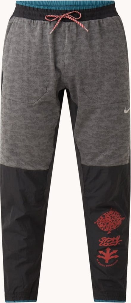 Nike Phenom Elite Wild Run tapered fit cropped hardloopbroek - Zwart/ Grijs - Maat S