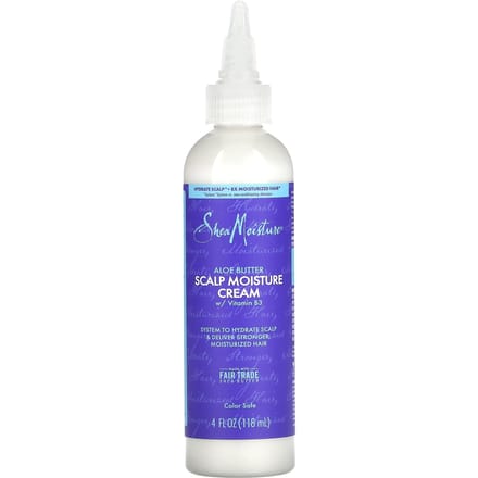 SheaMoisture, Scalp Moisture Cream, Aloe Butter, 4 fl oz (118 ml) white