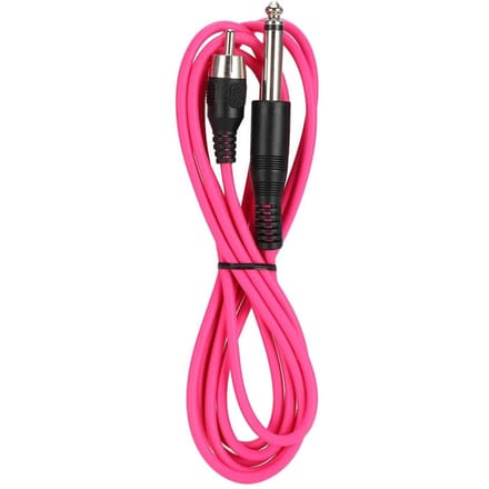 Siliconen Haaklijn voor Rechte RCA Interface Tattoo Machine Voeding Accessoire (Rood) pink