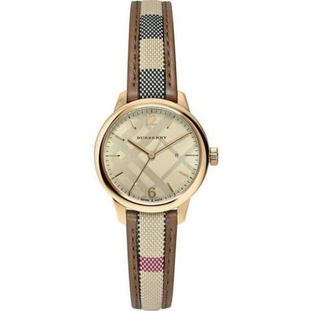 Burberry BU10114 Klassiek Rond Dameshorloge 32mm goud