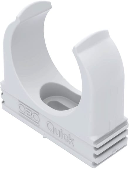 OBO Bettermann Quick-beugel vlamvertragend M32 polypropyleen zuiver wit RAL 9010, 2149369